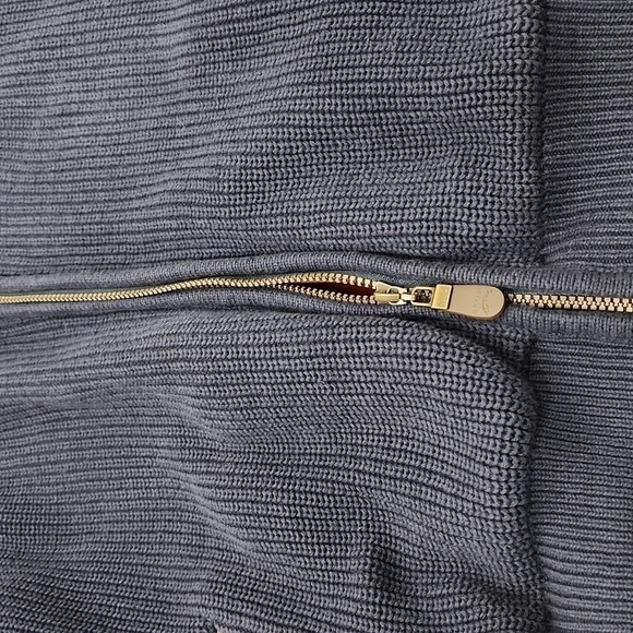 Orvis Cable Knit Zip Vintage Style Cardigan, Navy, Men's XL, (Listing as) - Picture 4 of 8